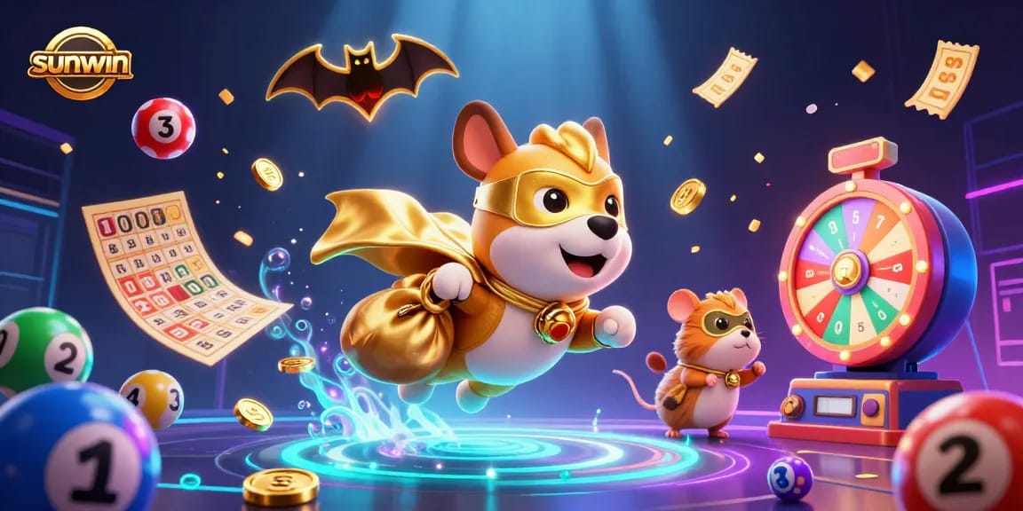 Engage with sunwin's thrilling gaming experience, featuring an adventurous superhero dog and dynamic visuals.
