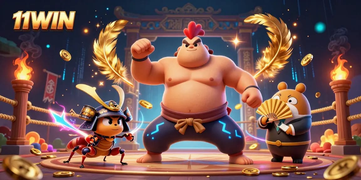 Experience thrilling gameplay at 11WIN with engaging characters and vibrant casino atmosphere.