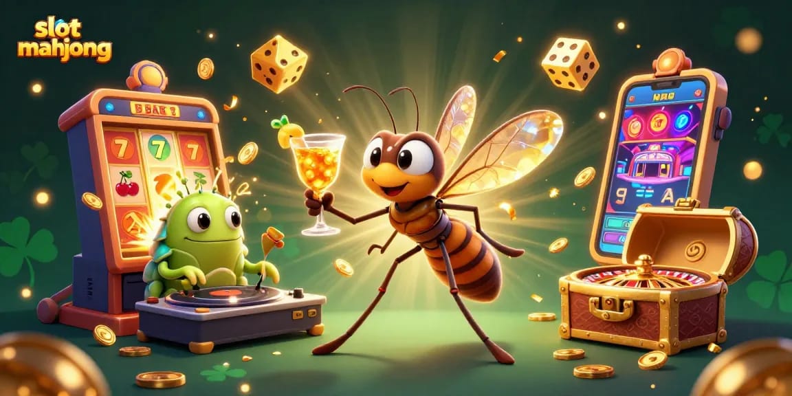 Experience thrilling slot mahjong action with vibrant visuals, 3D characters, and gold-filled excitement!