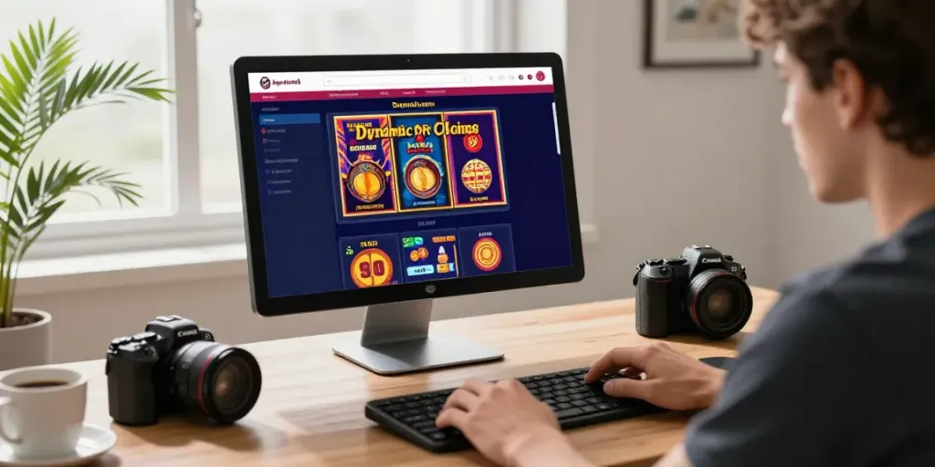 Experience online gaming and betting with da88 on a modern laptop.