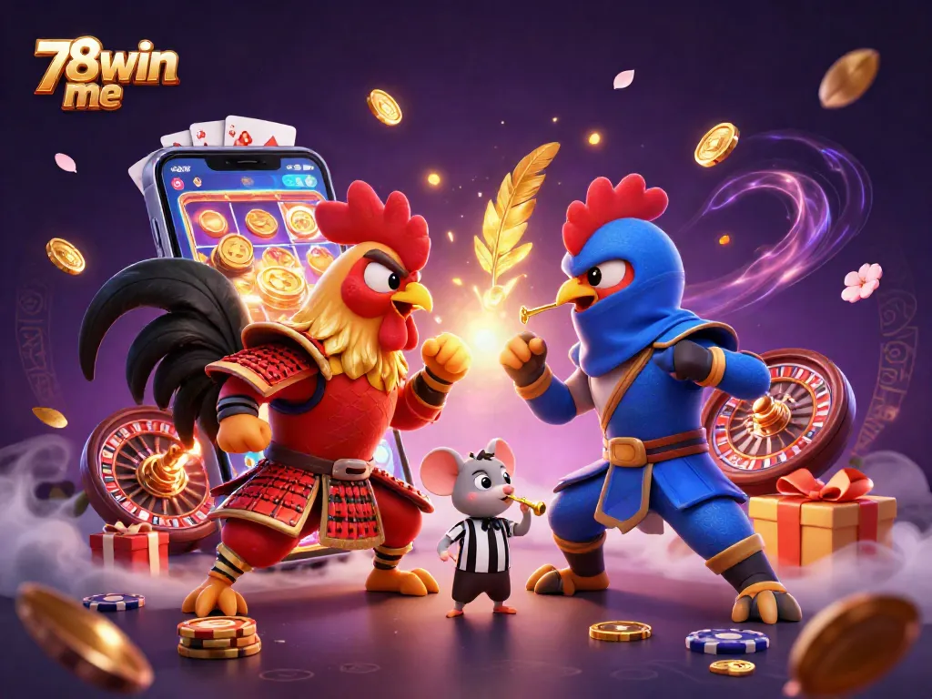 Experience the thrill of 78win me with battling roosters and dynamic casino games in 3D.